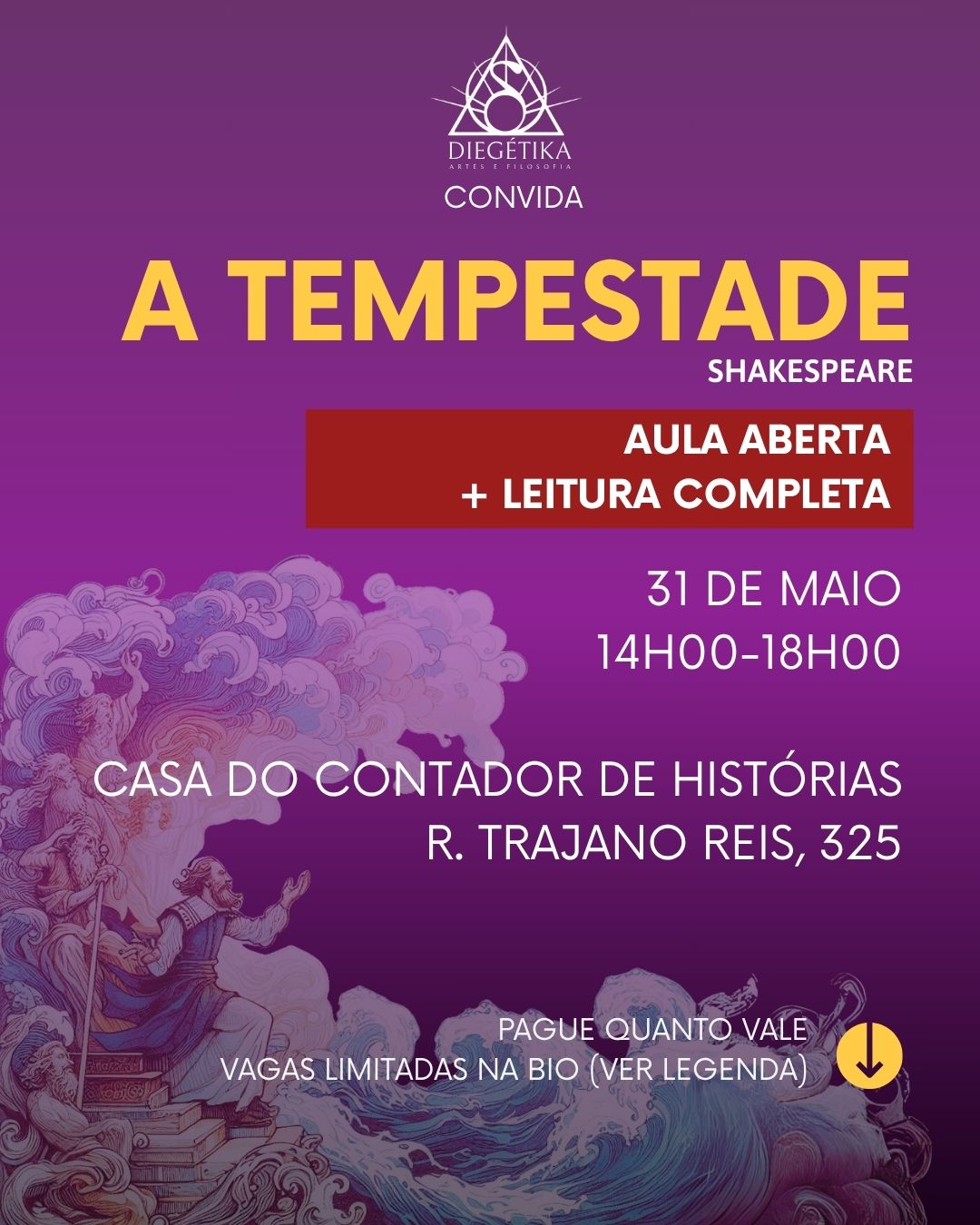 Banner A Tempestade - Leitura Aberta